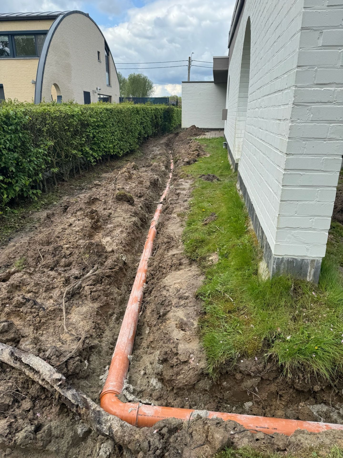 Rioleringswerken in Roosdaal